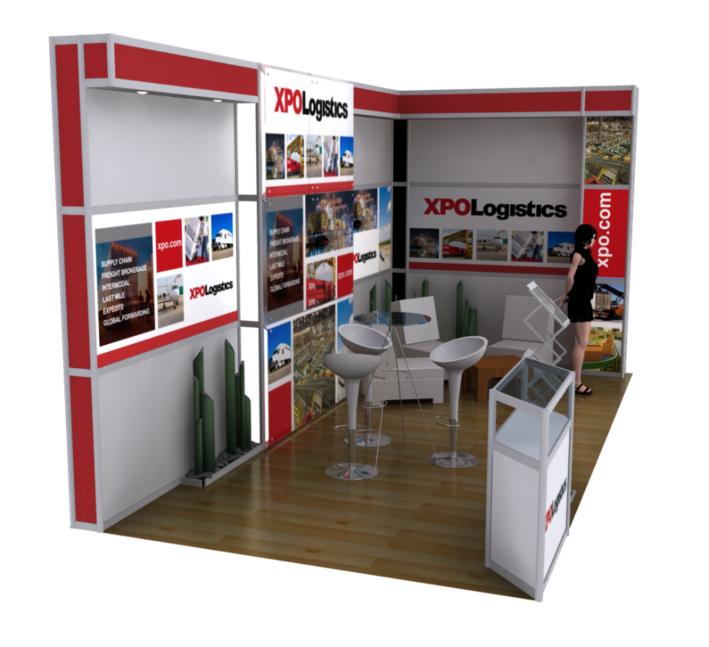Xpo Logistics Stand Sistema 6X3 Esquina – Stands Center