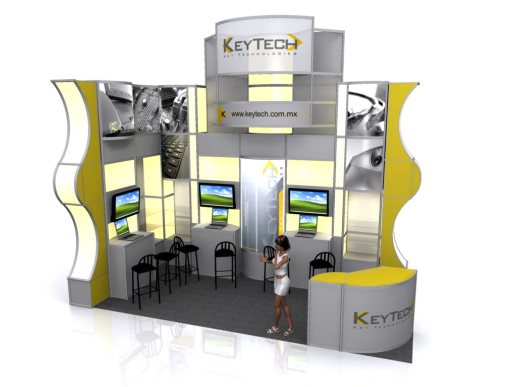 Keytech Stand Sistema 6X3 Esquina – Stands Center