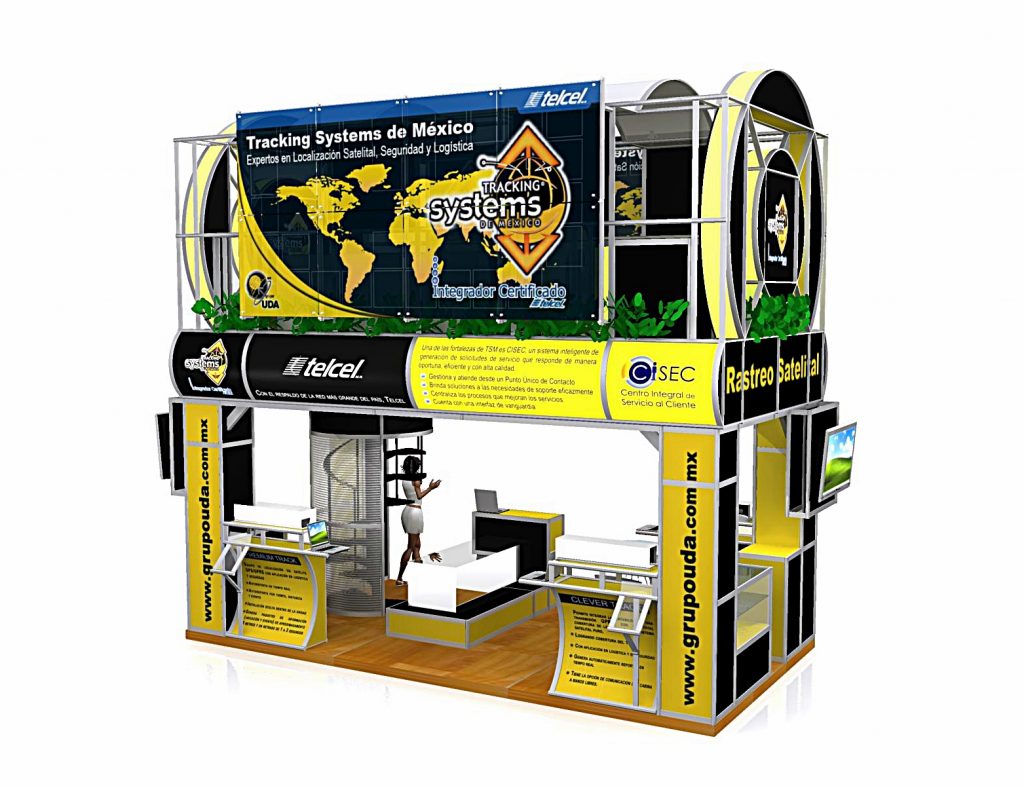Tracking Systems Stand Sistema 6X3 Isla – Stands Center