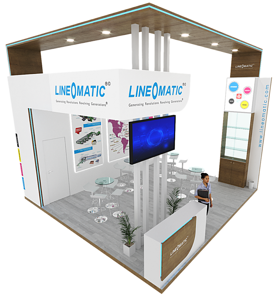 Lineomatic LINEOMATIC Stand Custom 6X6 Cabecera – Stands Center